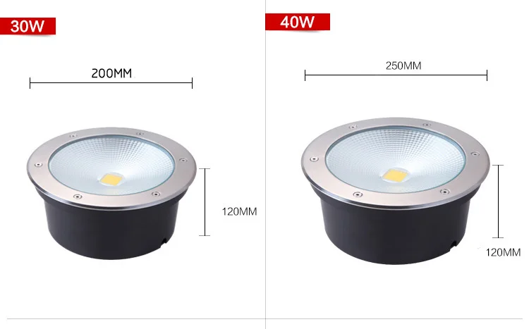 IP67 светодиодный подземный свет углубленная в землю полу lamp110V/240 V Наружная поверхность пятно света Пейзаж Сад Квадратный Путь лампы