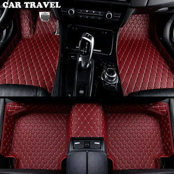 

car floor mats for Acura All Models MDX RDX ZDX RL TL ILX TLX CDX car accessories AUTO sticker Custom foot mats Black/Red/beige
