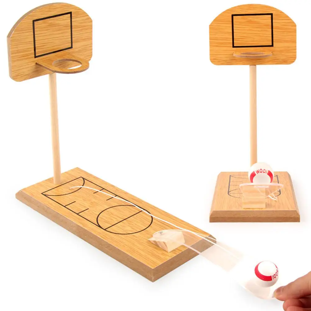 

Desk Toy For Children Toy Mini Wooden Basket Funny Game Parent-Children Desktop Educational Game Toy