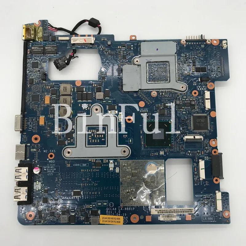 Высокое качество для NP350 NP350V5C 350V5X Материнская плата ноутбука QCLA4 LA-8861P HD4000 HD7670M полностью протестирована