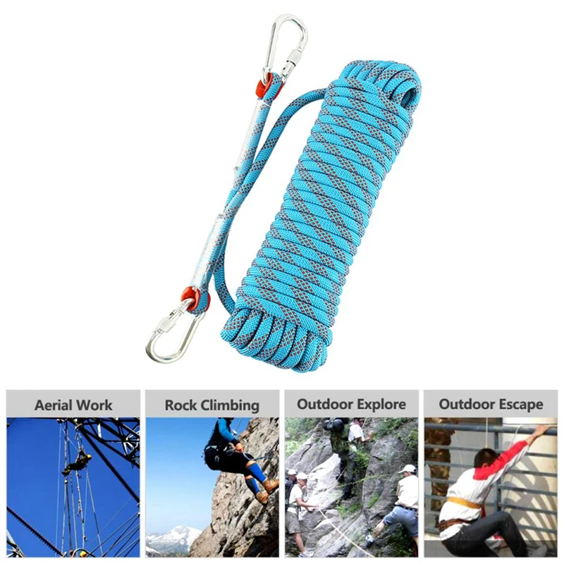 Outdoor Rock Climbing Rope Camping Mountaineering Fire Escape Equipment