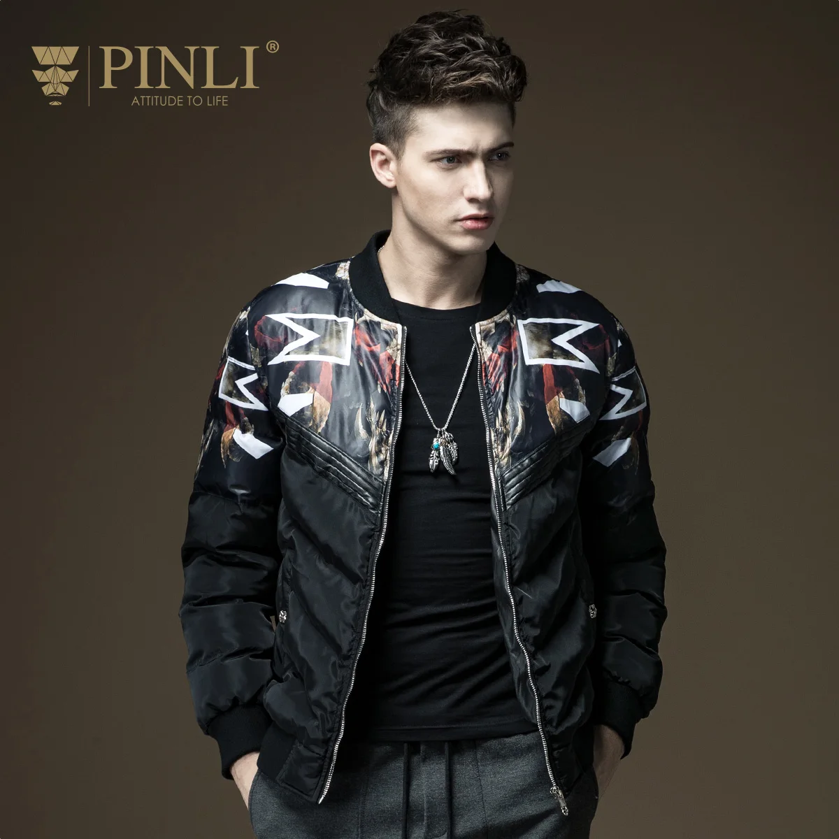 

Winter Jackets Mens Promotion Acetate Regular Stand Cotton Pinli 2016 New Fall Winter Coat Jacket Collar Men's Men D163605027