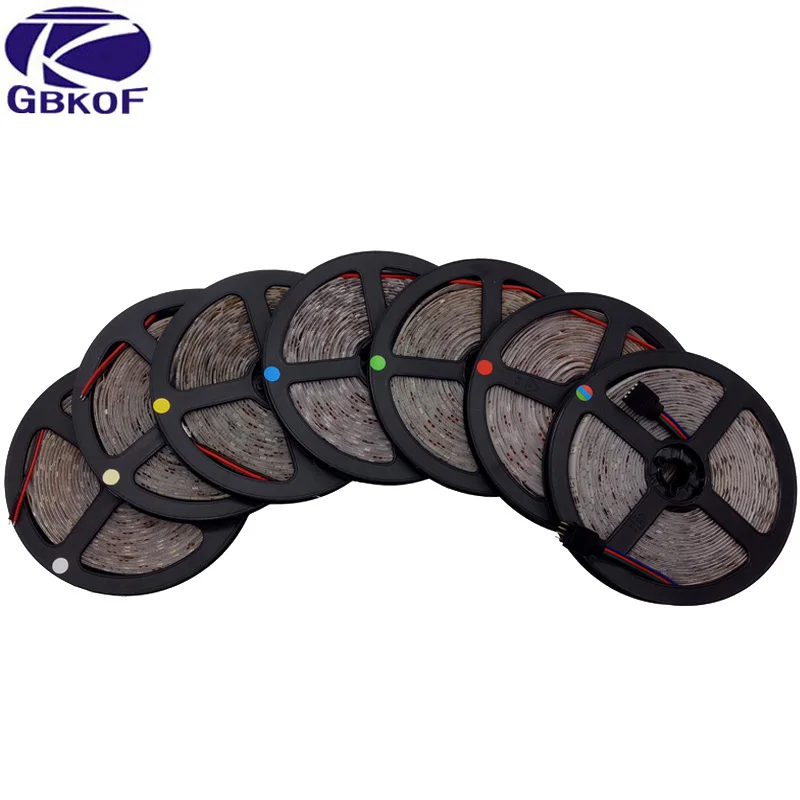 LED Strip 5050 3528 DC12V strip flexible light nonwaterproof 60 led/m RGB RGB/white/warm white/red/green/blue | Освещение