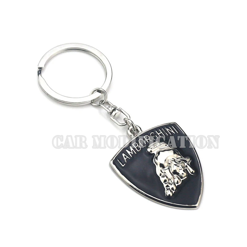 

Car-styling Colorful Keychains Auto Key Chain Keyring Car Key Ring 3D Metal Keyfob Pendant Accessories For Gift Dropshipping