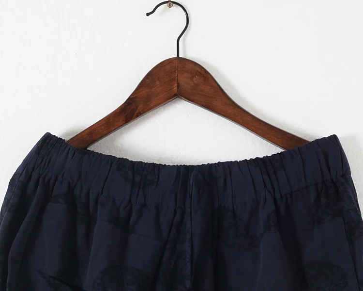 New Summer Jacquard Cotton and Linen Skirts Womens High Waist Long Lantern Skirt Plus Size Harajuku Long Skirt jupe femme