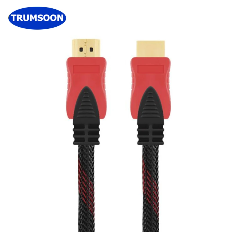 Trumsoon HDMI 1.4 Cable Standard High Speed Male-Male 3D 1080P Cable for TV PS4 Projector PC DVD 1.5/3/5/10/15/20/25m