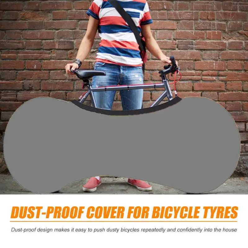 Практичный чехол для горного велосипеда, велосипедные колеса, пыленепроницаемый, устойчивый к царапинам, чехол для хранения, защитное снаряжение для помещений