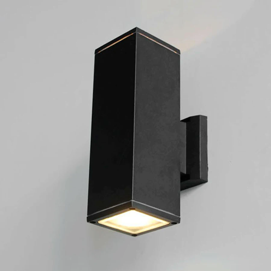 Thrisdar 18w 24w Cylinder Outdoor Led Porch Wall Light Up Down