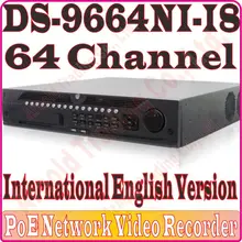 DS-9664NI-I8 английская версия NVR 64CH Поддержка до 12MP камера 8 SATA для 8 HDDs HMDI1 на до 4 к NVR, без цвет коробка