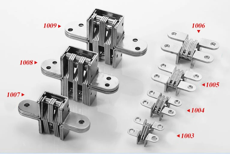 304 нержавеющая сталь скрытые петли невидимый скрытый крест двери петли с винтом для двери