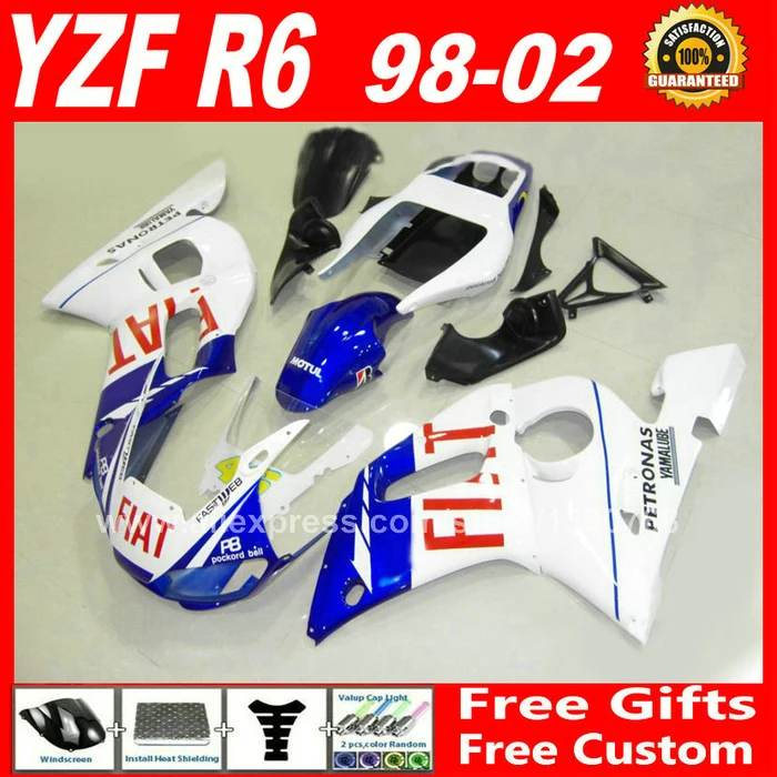 2000 yamaha yzf r6 fairings