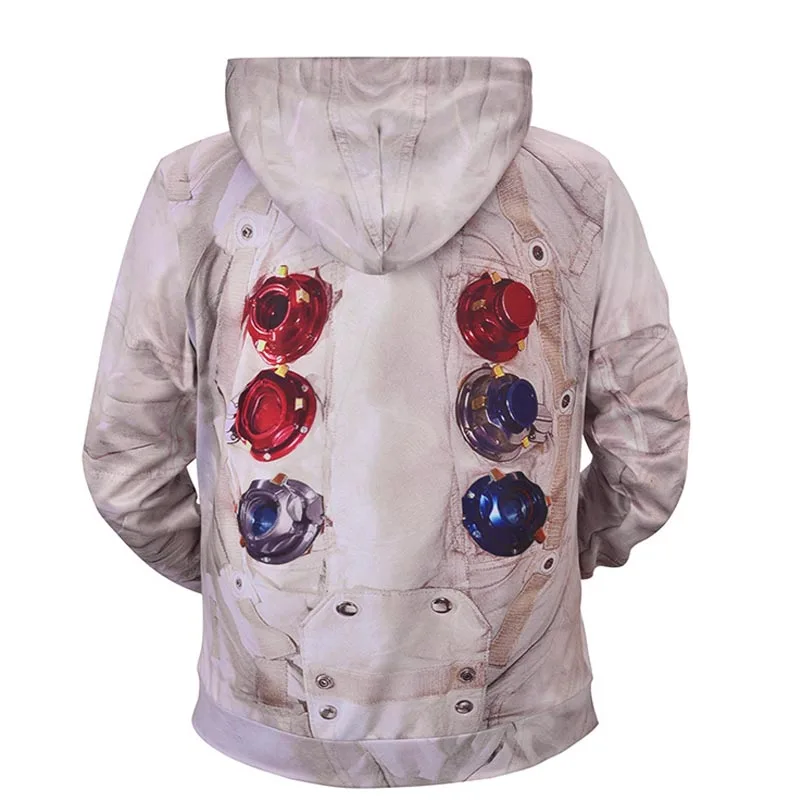 Мужская толстовка с длинным рукавом, толстовка с 3D принтом спутникового космонавта, мужская повседневная брендовая одежда, толстовка, куртка, Размер 3XL