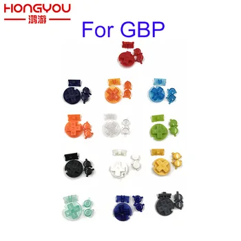 

10Sets 4 In 1 A B Buttons Keypads For Nintendo GBP Buttons D Pads Power Buttons