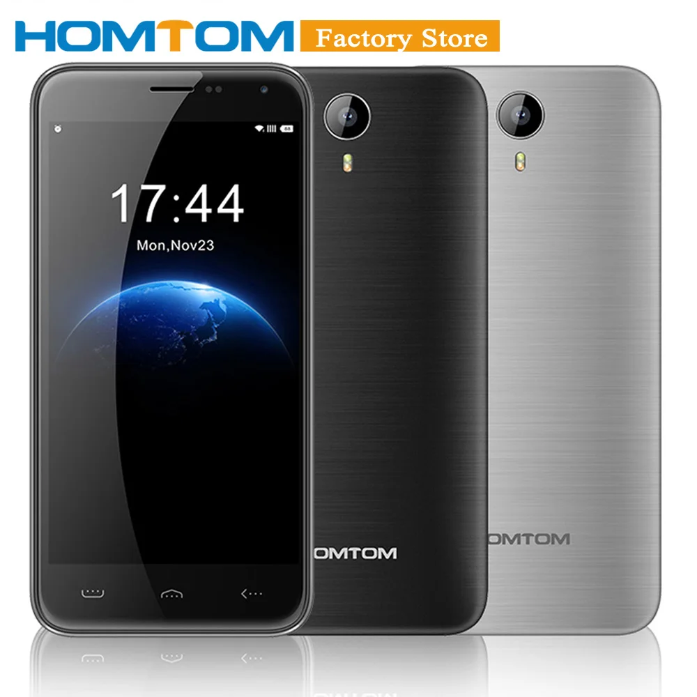 Original HOMTOM HT3 5 0 HD 1280 720 Smartphone Android 5 1 MTK6580A Quad Core 1G