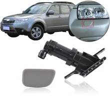 Capqx передняя фара Омыватель фар и крышка Форсунка инжектора крышка корпус дома для Subaru Forester 2005 2006 2007