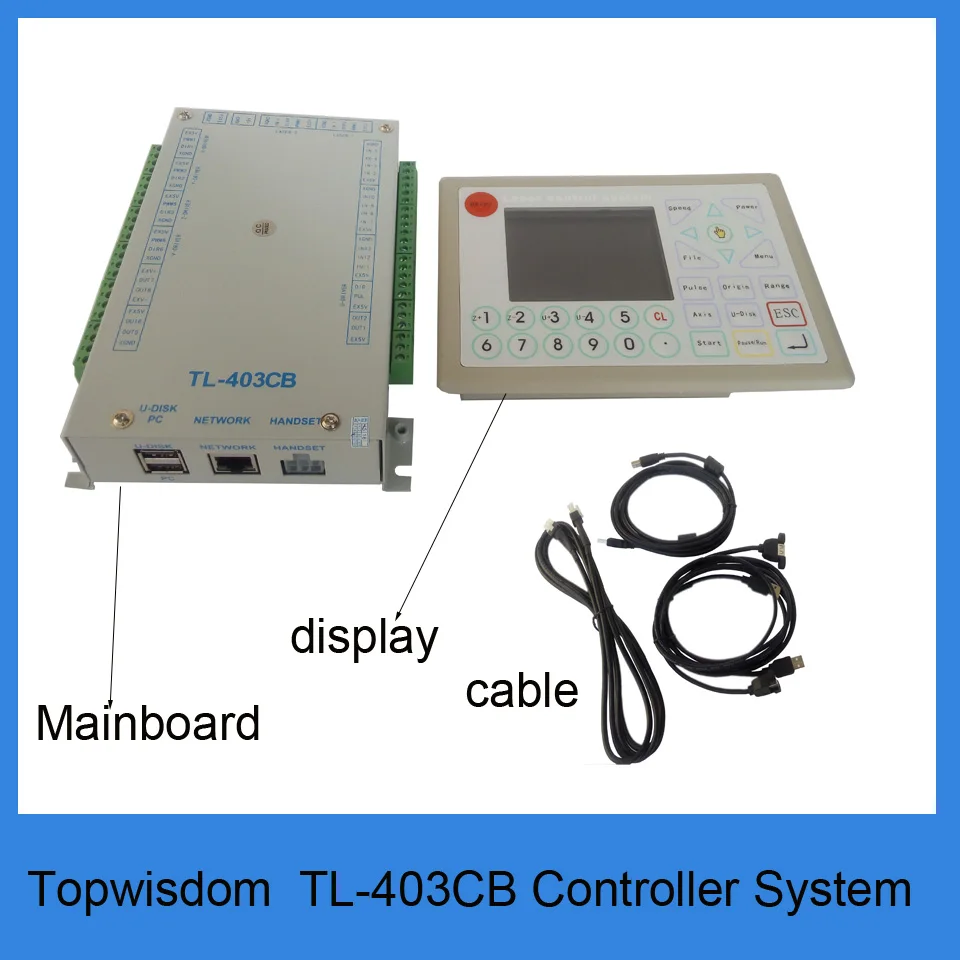 Topwisdom TL403CB co2 система лазерного контроллера для лазерной гравировки и резки