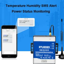 YobangSecurity RTU5023 GSM Температура Влажность экологическая сигнализация отключение питания сигнализация удаленный мониторинг отключение питания Сигнализация приложение