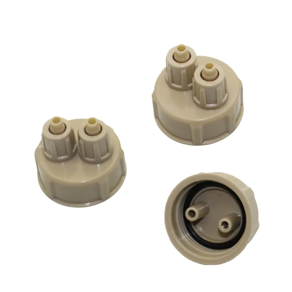 Aquarium CO2 System Pro Tube Valve Guage Bottle Cap Garden Fish Tank