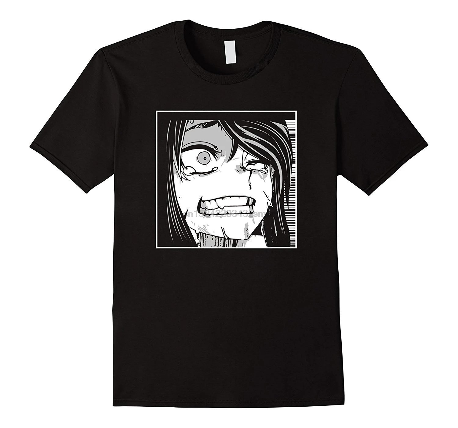 

Ahegao T-Shirt Anime Funny Shirts For Man Hipster O-Neck Causal Cool Tops