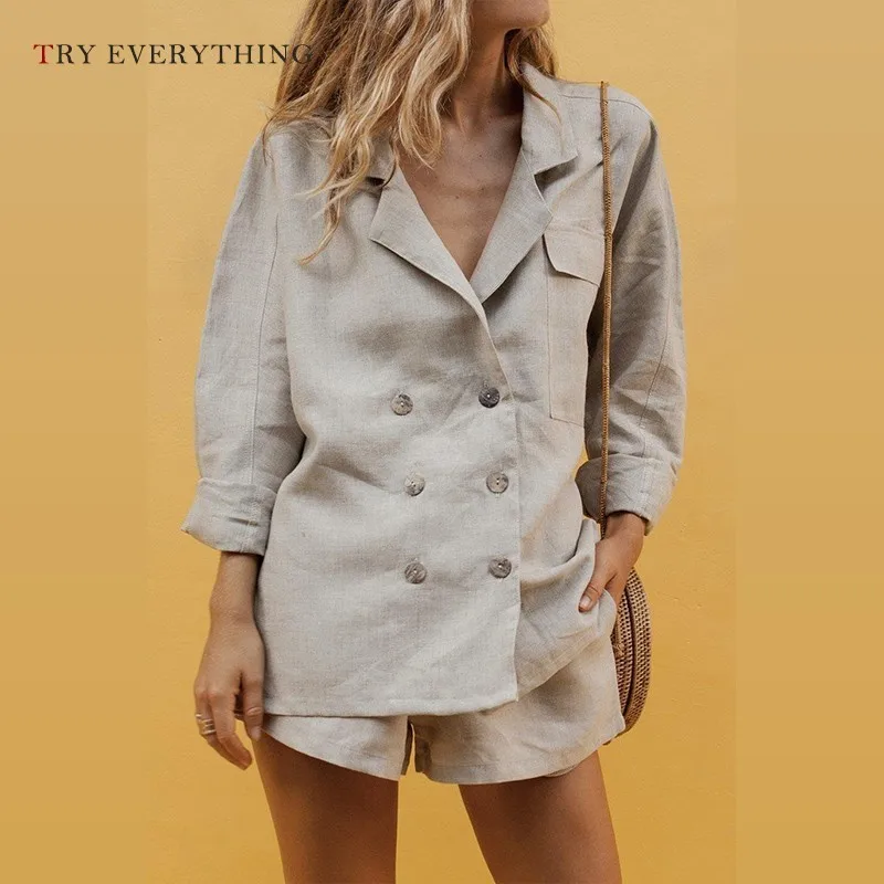 

White Boho Playsuit Women Summer 2019 Fashion Red Loose Short Jumpsuit Female Long Sleeve Two Piece Playsuit For Womens Rompers