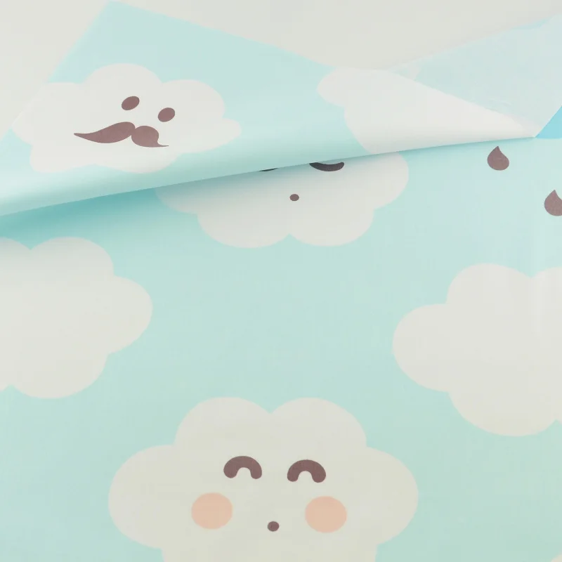 

Cute Cloud Cotton Fabric Home Textile Quilting Bedding Decoration Tissue Patchwork Sewing Cloth Craft Teramila Fabrics Tecido