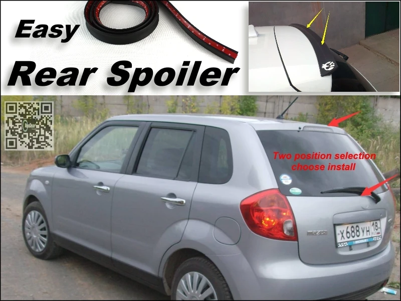 

Root / Rear Spoiler For Mazda Verisa 2004~Onwork Trunk Splitter / Ducatail Deflector For TG Fans Easy Tuning / Free Modeling