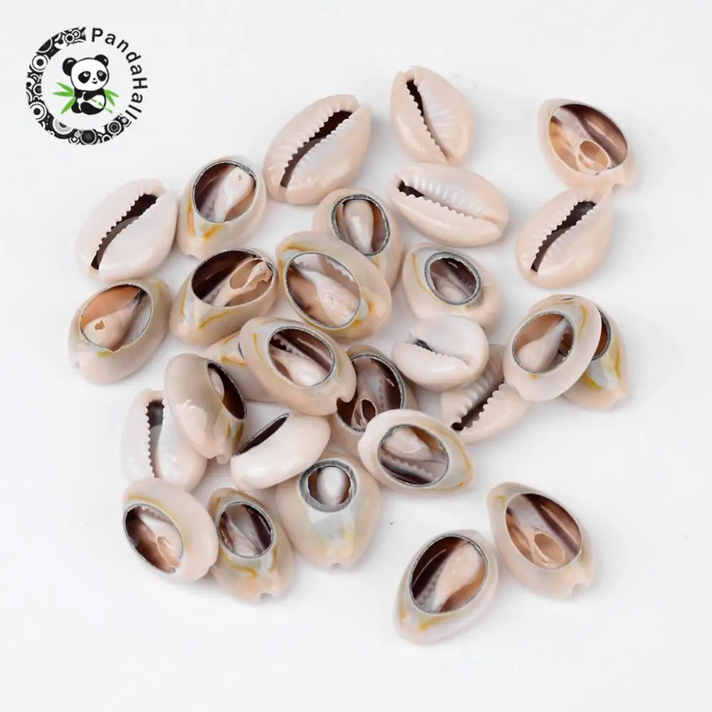 

Spiral Shell Beads, Cowrie Shells, Dyed, Seashell, Size: about 18~20mm long, 13~14mm wide, 6~8mm thick