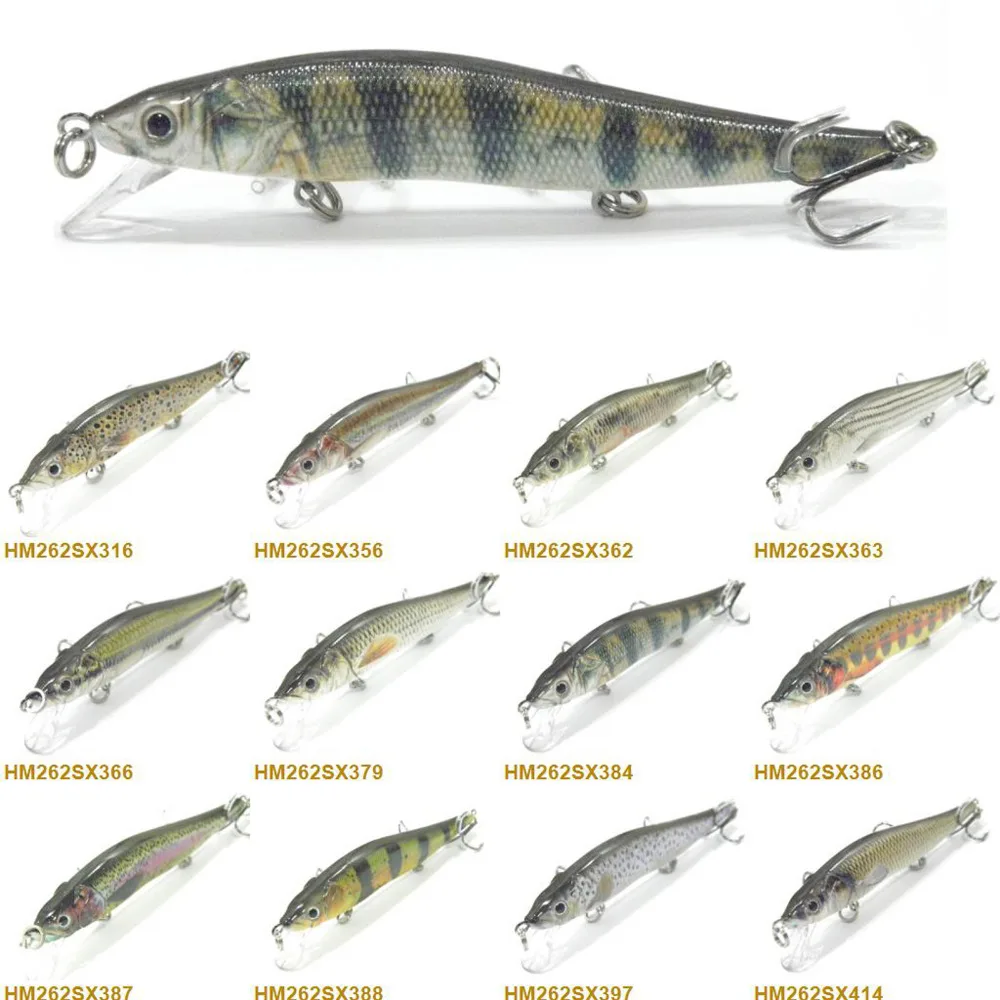 1PCS Fishing Lure Floating Minnow casting trolling Topwater Lures bait