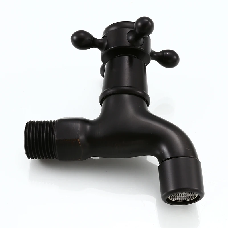 Modern Fashion Garden Brass Bibcock, Wall Mounted Taps Decorative Outdoor /Bibcocks Cold Water Faucet /Mop Pool Taps 