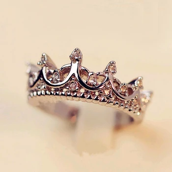 Bague femme couronne