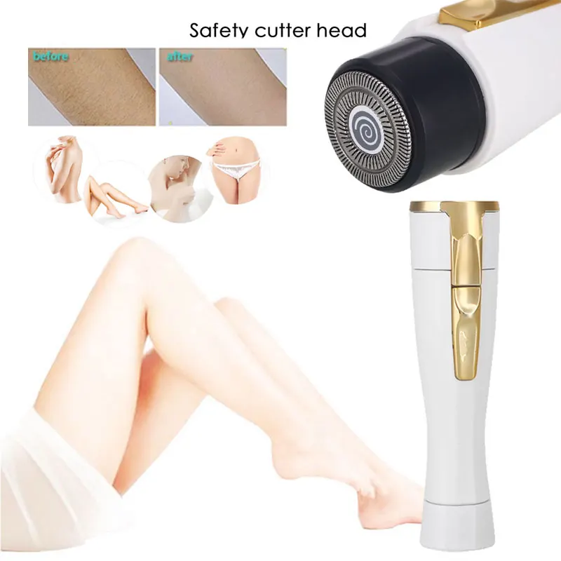 

Electric Epilator Electric Shaver Epilator Remover Body Oxter Portable Fashion ABS White