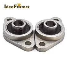 2 pièces 8mm alésage diamètre KFL08 bloc d'oreiller roulement bride rhombique roulements