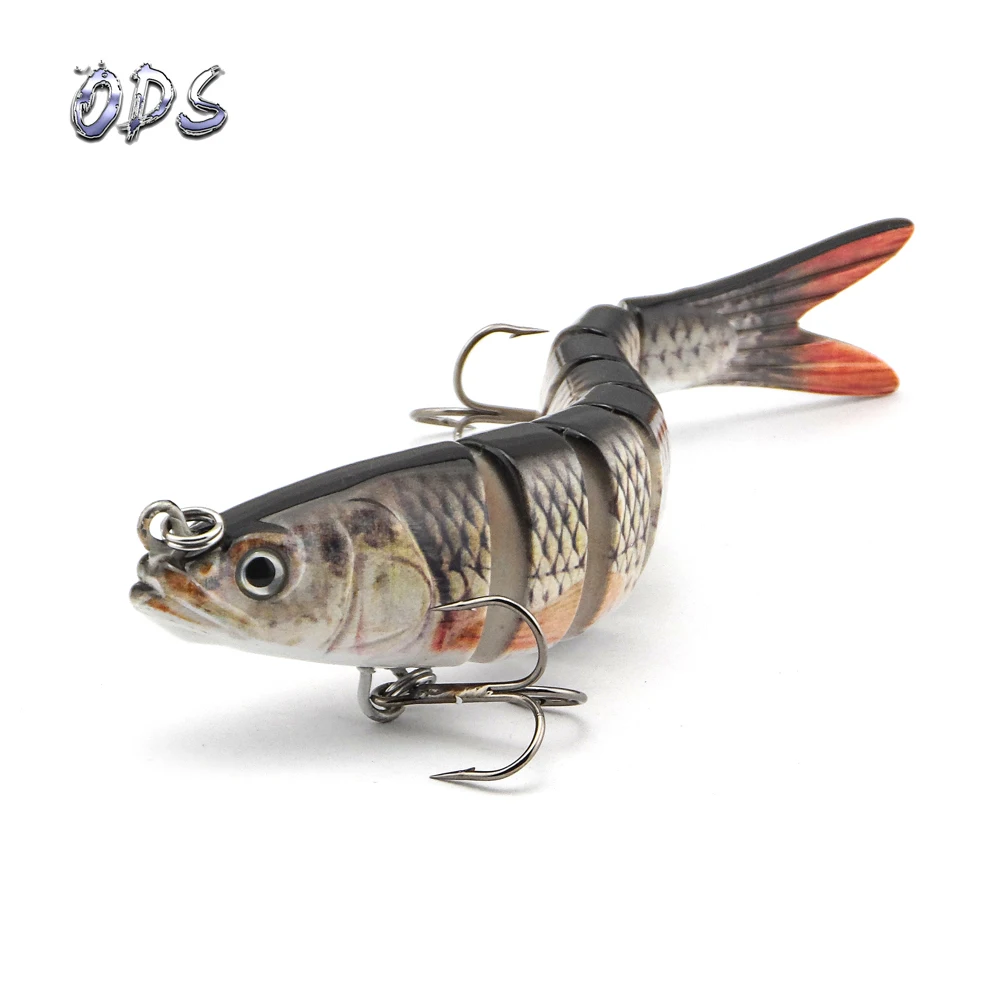 

8 Segment Hard Trout Fishing Lures Manufacturer 30g 142mm swimbait Jointed Swim Bait Lures fishing lure hard plastis swim bait