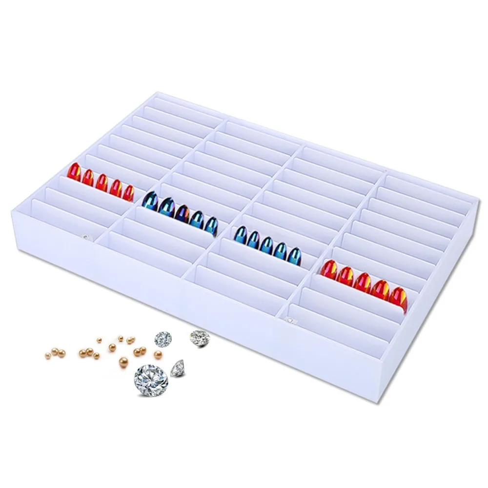 Empty Nail Tips Storage Box Makeup Organizer Nail Art Decoration Bead