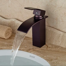 Carré Cascade Salle De Bains Bassin Robinet Chrome Poli Mixer Vanity Torneira Banheiro Cozinha