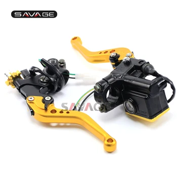 

For YAMAHA YZF R125 08-17, MT125 14-17, WR125X 09-16 Motorcycle Brake Clutch Master Cylinder Kit Reservoir Set Levers