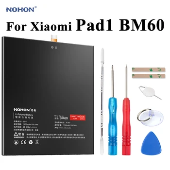 

Nohon Battery For Xiaomi Mi Pad 1 BM60 MiPad1 7500mAh-7700mAh Capacity built-in Batteries+Tools For Xiaomi Pad 1 Mi Pad1 Battery