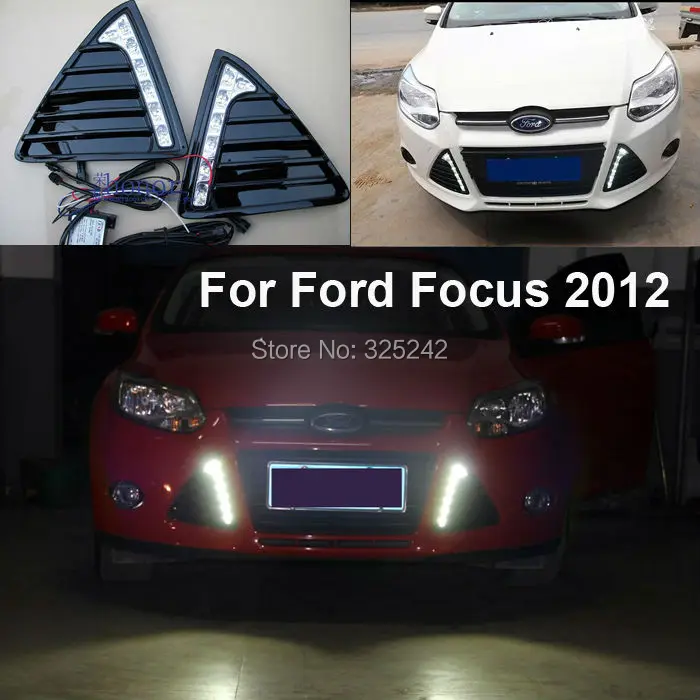 

For Ford Focus 2012 Excellent Quality CAR-Specific Ultra-bright LED fog light led daytime running light DRl led light