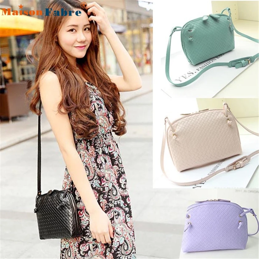 High quality 1PC Women Hobo Shoulder Bag Faux Leather Satchel Crossbody Tote Handbag