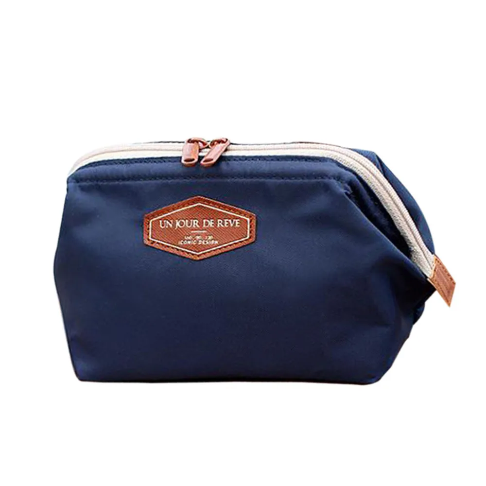 

FangNymph Fashion Brand Small Portable Women Travel Cosmetic Toiletry Makeup Bag Beauty Pouch Girls Nylon Make Up Organizer