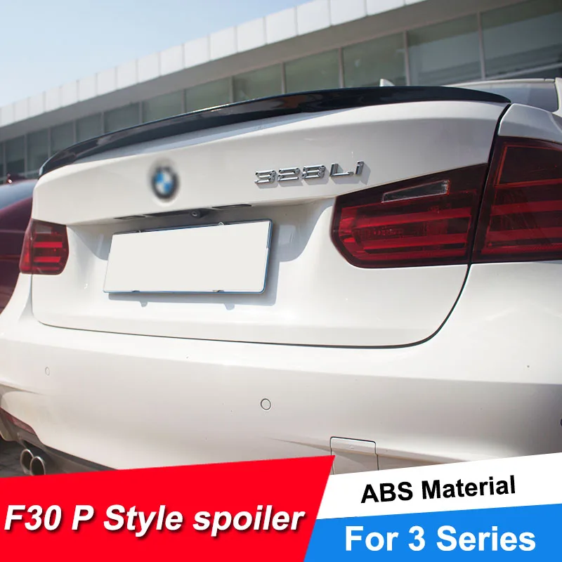 Задний спойлер для багажника BMW 3 Series 318 320 328 330 Sedan 2013 14 15 16 17 18 19 авто из АБС пластика