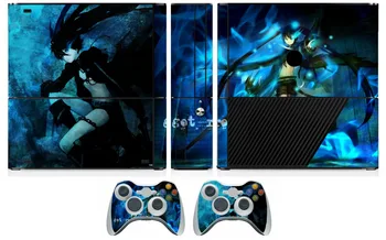 

Black Rock 213 Vinyl Skin Sticker Protector for Microsoft Xbox 360 E and 2 controller skins Stickers for XBOX360 SLIM E