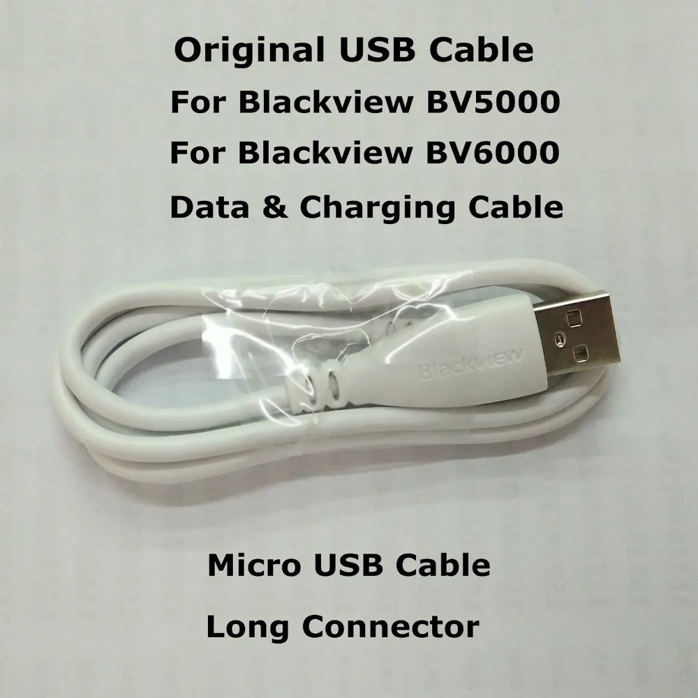 usb-кабель Blackview BV6000 BV5000 Micro USB с длинным разъемом для передачи данных и зарядки