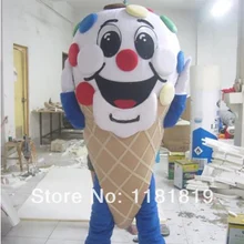 Талисман icecream ЕДА костюм талисмана Модный на заказ костюм аниме маскарадные костюмы маскот тема карнавальный костюм