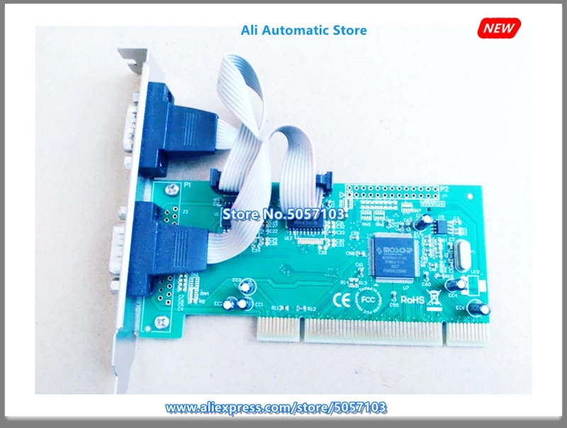 

MM-PIO9865-2S industrial control server PCI to RS232 serial port expansion 2 port COM card genuine