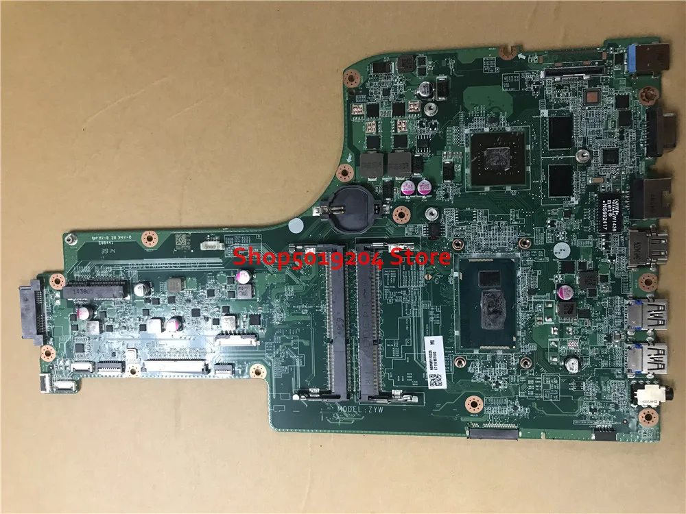 

For aceller FOR acer aspire E5-771G E5-771 ZYW mainboard I3-4030U SR1EN Laptop motherboard DA0ZYWMB6E0 NBMNY110026