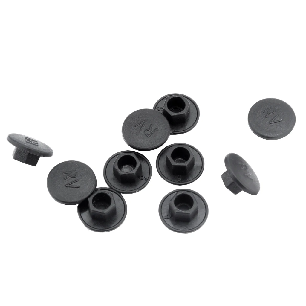 20Pcs Mountain Bike Headset Cover Cap Fixed Gear M5 M6 Hexagon Screw Cap