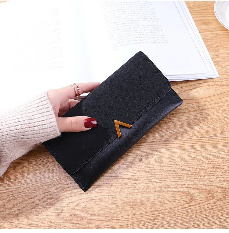 

2018 Women Wallet Purse Female Long Wallet Gold Hollow Leaves Pouch Handbag For Women Coin Purse Card Holders Portefeuill zq143
