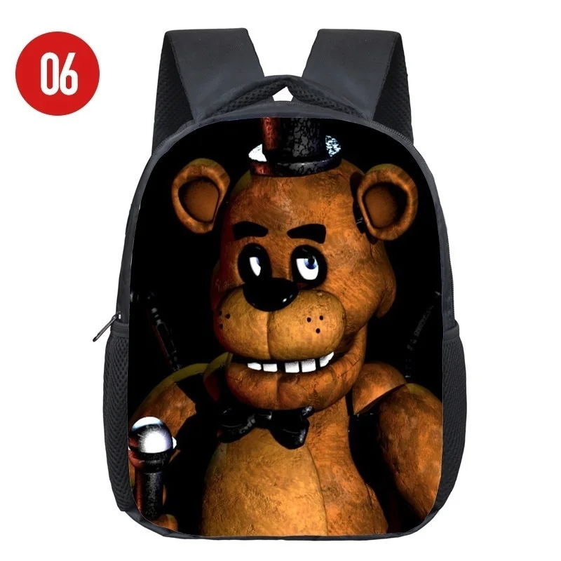 12 дюймов рюкзаки Five Nights At Freddy's» «пять ночей у Фредди» Дети школьные сумки с рисунком персонажей из игры «пять ночей в Фредди» распылитель ранцевого типа для детей дошкольного возраста сумка путешествия рюкзак Капитан Америка Рюкзак - Цвет: Прозрачный