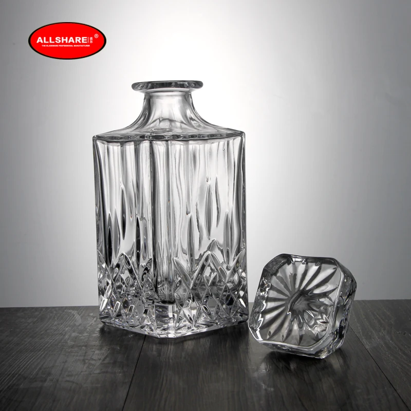 whiskey glass bottle set 02